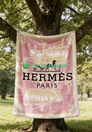 Hermes Throw Blankets